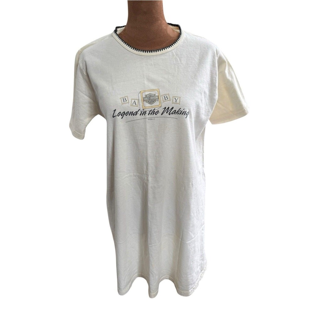 Harley-Davidson Women's Maternity Babydoll Shirt / Tshirt Dress Size large
